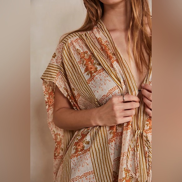 Free People Multicolor Floral Robe - Picture 5 of 5